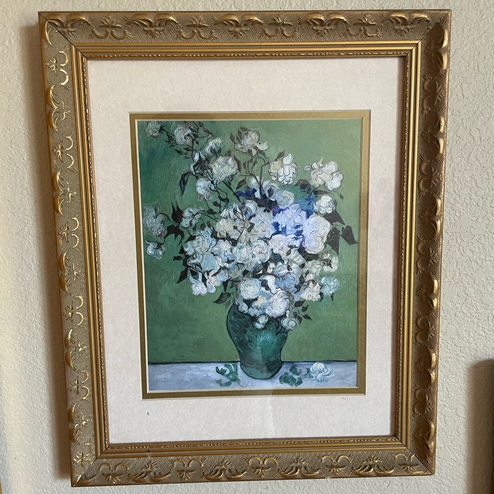 Vintage Van Gogh gold frame